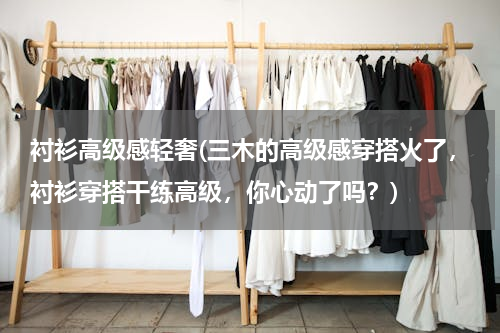 衬衫高级感轻奢(三木的高级感穿搭火了，衬衫穿搭干练高级，你心动了吗？)