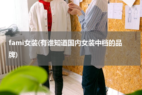 fami女装(有谁知道国内女装中档的品牌)