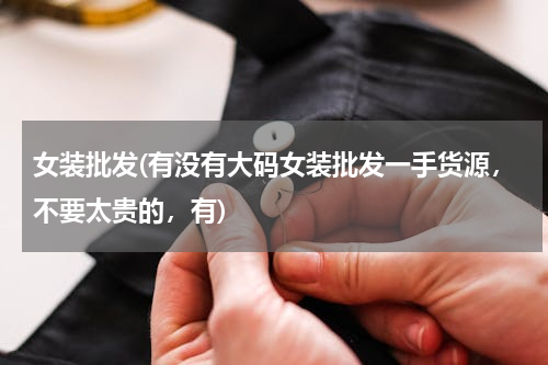 女装批发(有没有大码女装批发一手货源，不要太贵的，有)