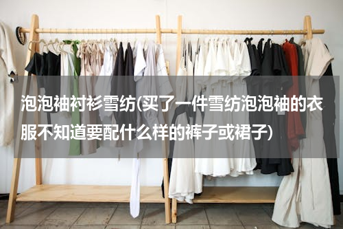泡泡袖衬衫雪纺(买了一件雪纺泡泡袖的衣服不知道要配什么样的裤子或裙子)