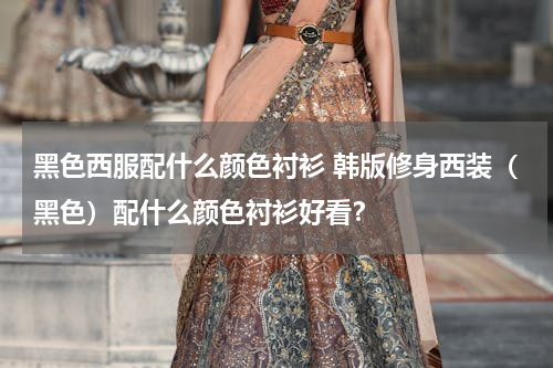 黑色西服配什么颜色衬衫 韩版修身西装（黑色）配什么颜色衬衫好看？