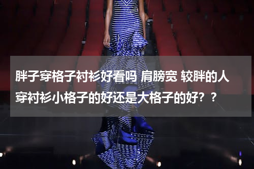 胖子穿格子衬衫好看吗 肩膀宽 较胖的人穿衬衫小格子的好还是大格子的好？？