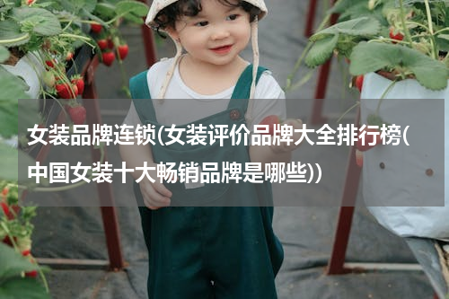 女装品牌连锁(女装评价品牌大全排行榜(中国女装十大畅销品牌是哪些))