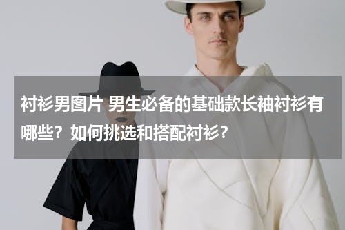 衬衫男图片 男生必备的基础款长袖衬衫有哪些？如何挑选和搭配衬衫？