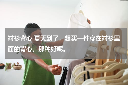 衬衫背心 夏天到了，想买一件穿在衬衫里面的背心，那种好呢。
